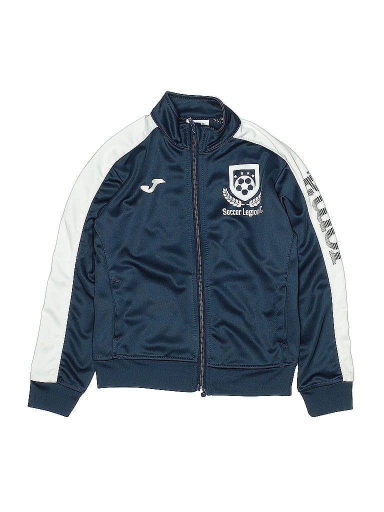 Joma Track Jacket: Blue Jackets & Outerwear - Size X-Small