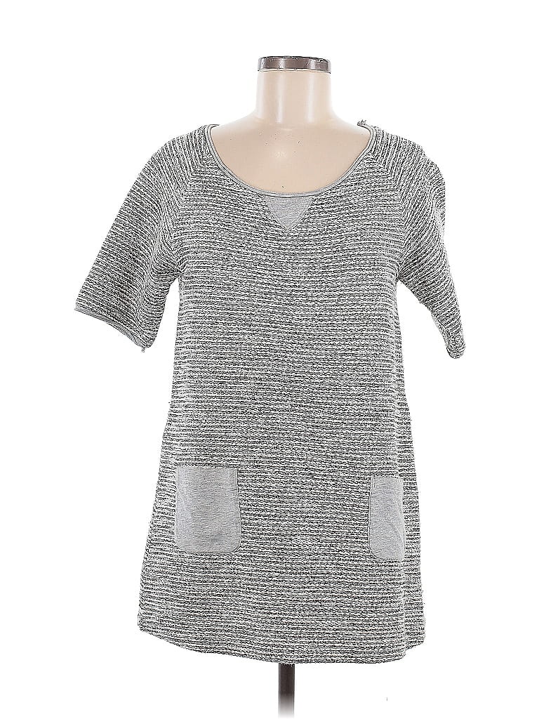Meadows Short Sleeve Top Ivory Scoop Neck Tops - Used - Size Medium