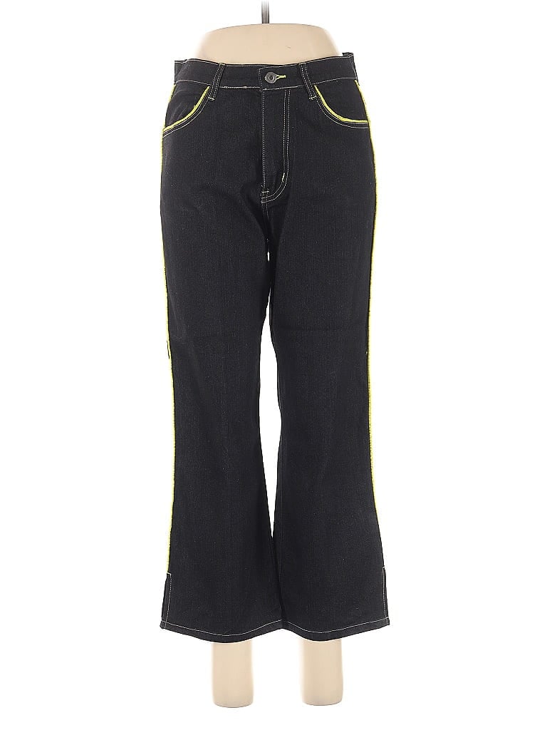 Mechant Jeans - High Rise: Black Bottoms - Size 12