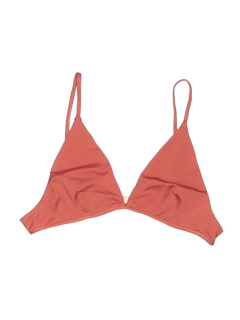Esby Swimsuit Top Red Solid Swimwear - Used - Size 5