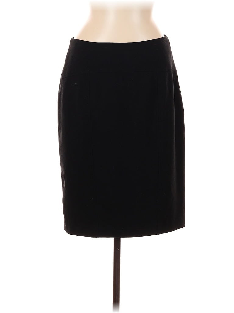 DStudio Formal Skirt: Black Solid Bottoms - Size 8