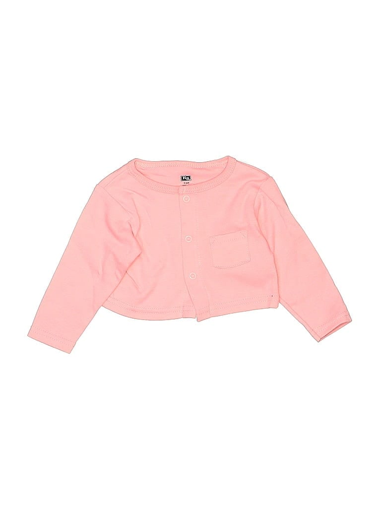 Hb Long Sleeve Henley Shirt: Pink Tops - Size 3-6 Month