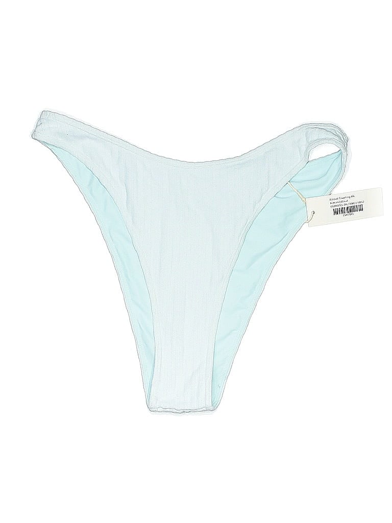 OchreLane Swimsuit Bottoms: Blue Solid Swimwear - Size 16