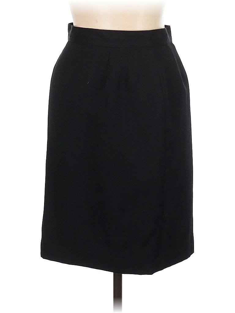 Lolita Formal Skirt: Black Solid Bottoms - Size 42