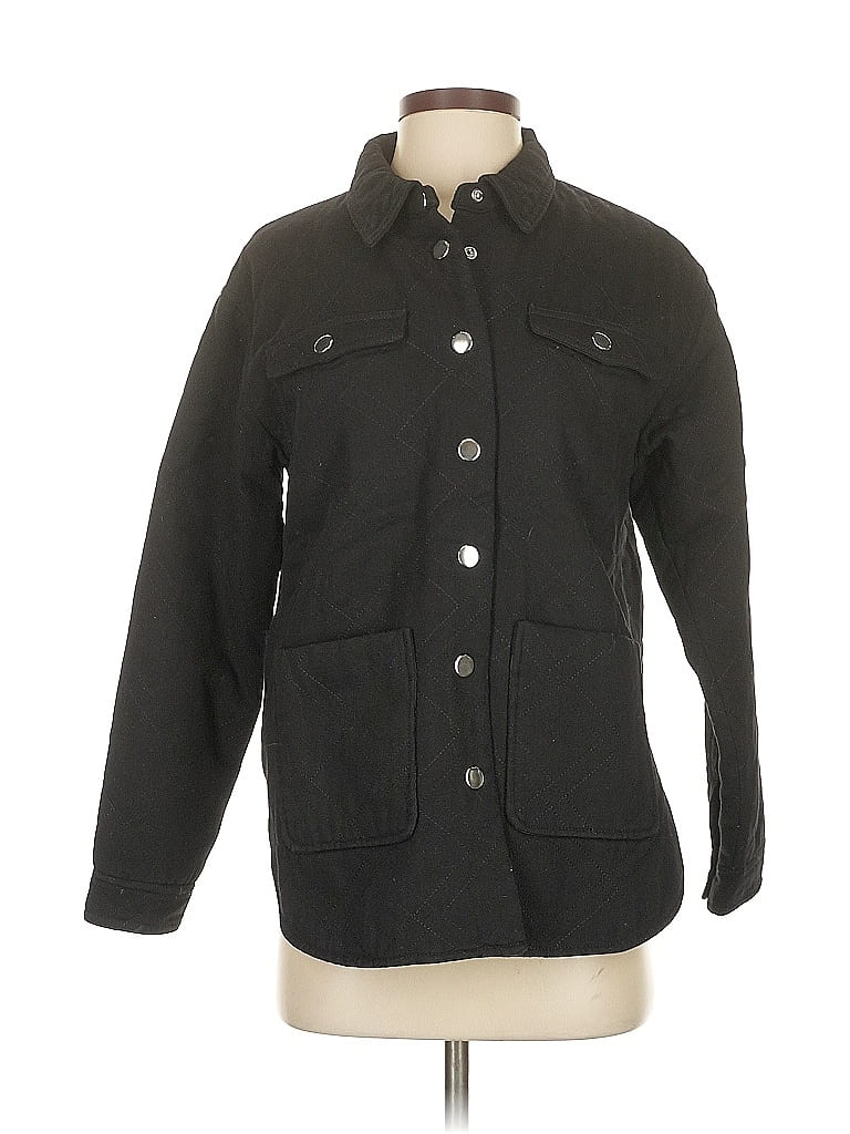 Berthie Coat: Black Jackets & Outerwear - Size 4