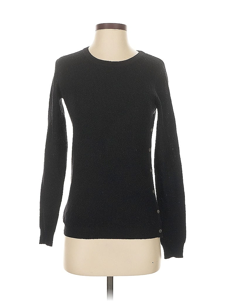 Theory Wool Pullover Sweater: Black Sweaters & Sweatshirts - Size P