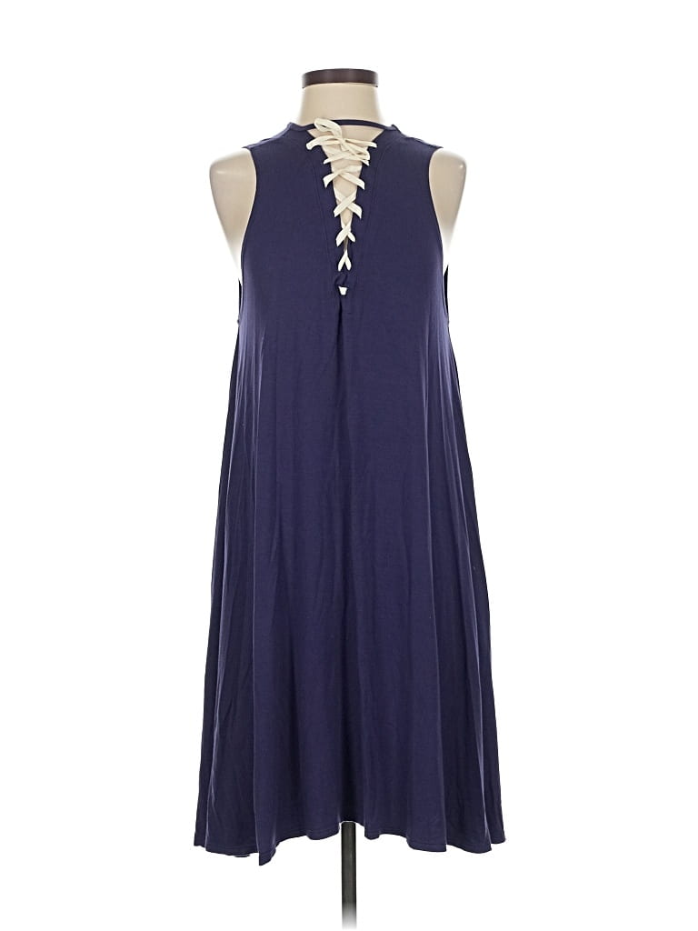 Mila Casual Dress - A-Line: Blue Dresses - Used - Size Small