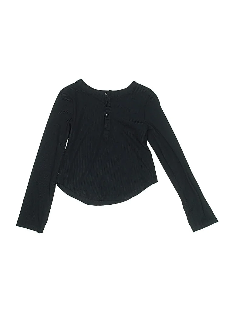 Nova Long Sleeve Top Black Open Neckline Tops - Used - Size 6X