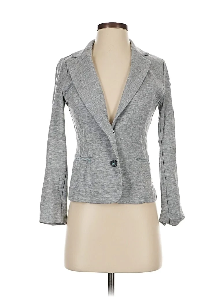 Weekend Blazer Jacket: Gray Jackets & Outerwear - Size 1