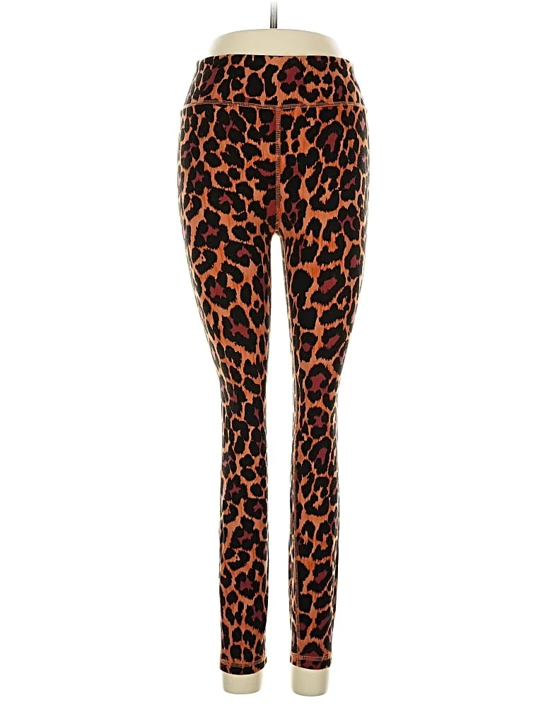 Weekend Casual Pants - High Rise: Orange Bottoms - Size Small