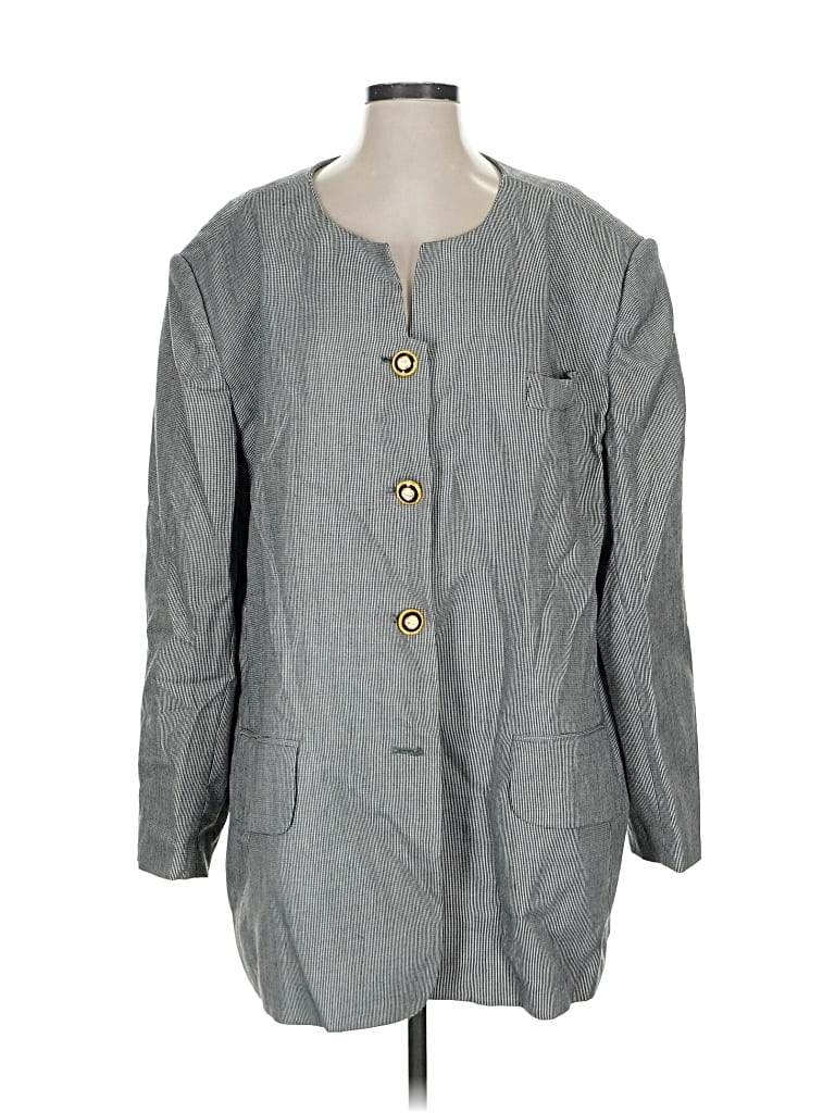 Emily... Blazer Jacket: Gray Jackets & Outerwear - Size 26