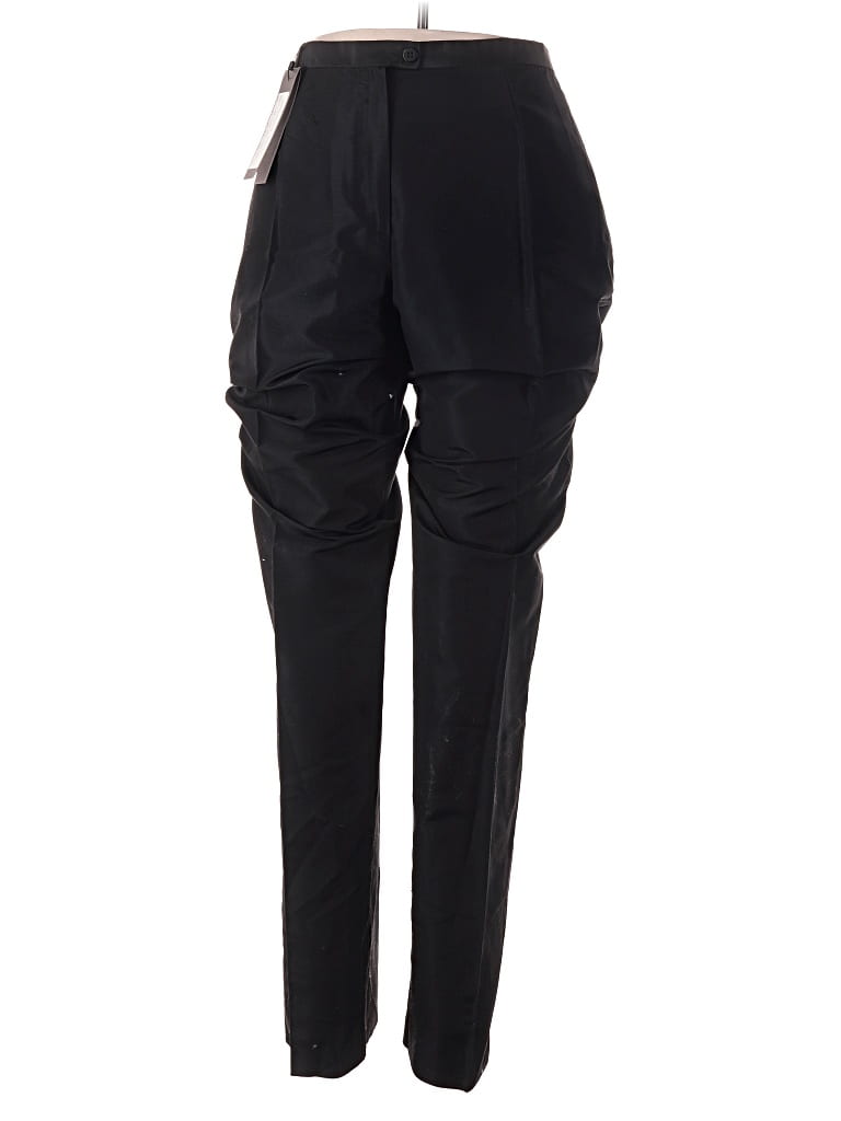 Margon Silk Pants - High Rise: Black Bottoms - Size 1