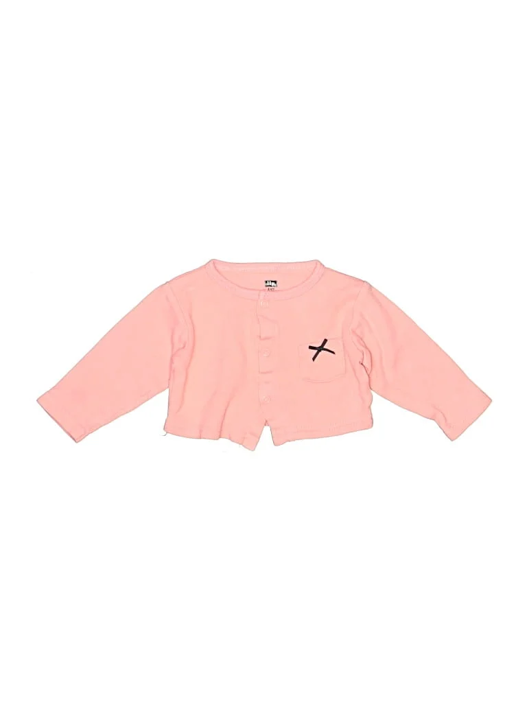 Hb Long Sleeve Top Pink Keyhole Neckline Tops - Used - Size 3-6 Month