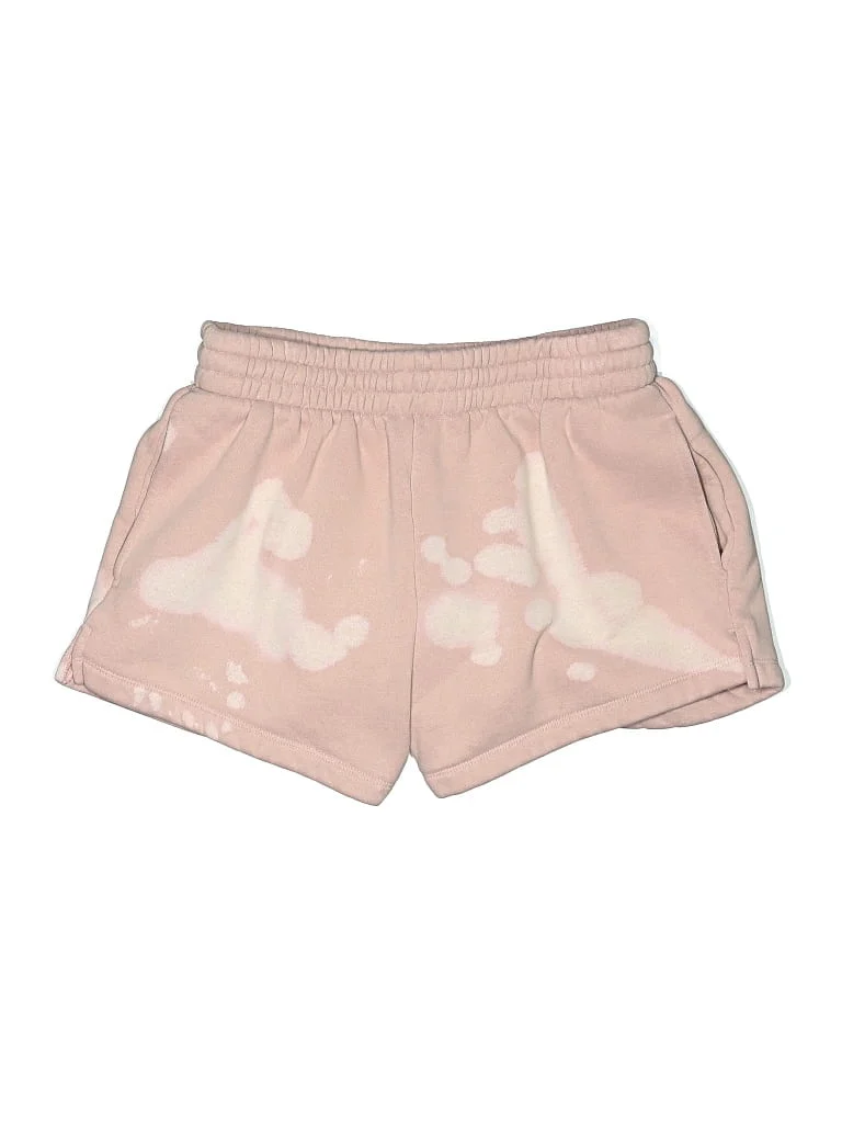 Things Between Shorts: Pink Hearts Pattern Bottoms - Size Large