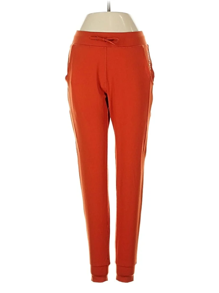 Alphalete Athletics Track Pants - Mid/Reg Rise: Orange Activewear - Size X-Small