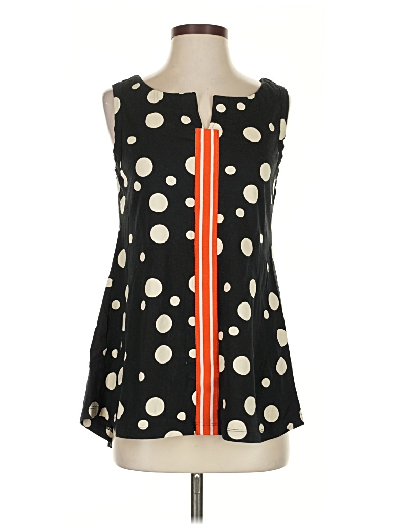 Rimini Sleeveless Blouse: Black Tops - Size 1