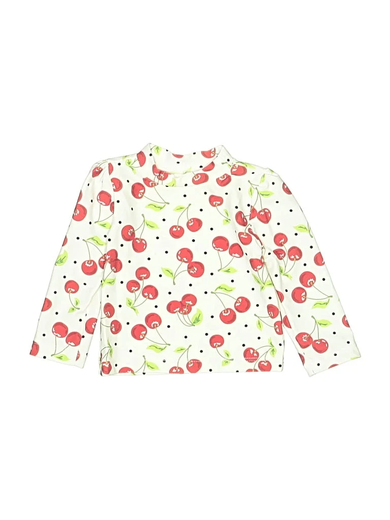 Hb Long Sleeve T-Shirt: Ivory Tops - Size 3-6 Month