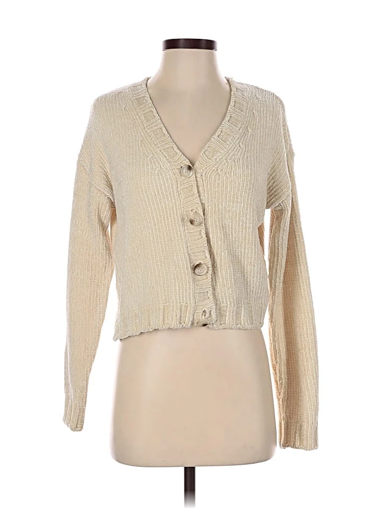 The Tile Club Cardigan Sweater: Ivory Sweaters & Sweatshirts - Size X-Small