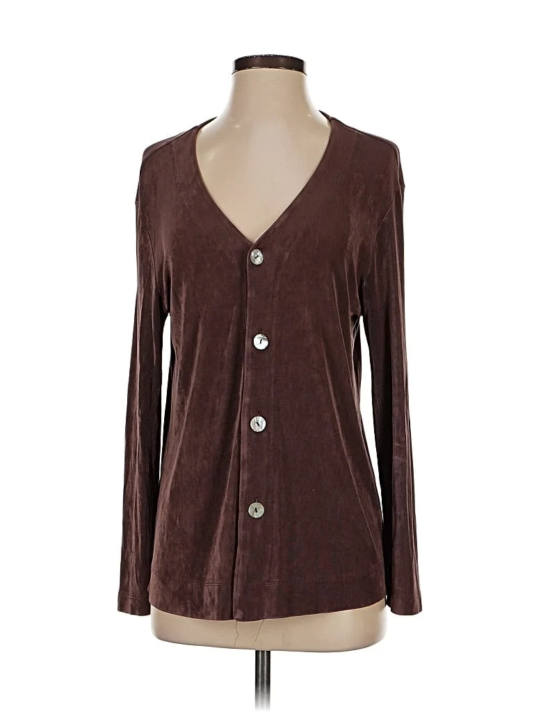 Private Additions Cardigan Sweater: Brown Sweaters & Sweatshirts - Size 1