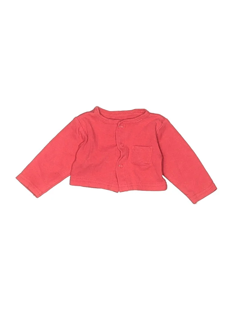 Little Treasure Cardigan Sweater: Red Tops - Size 3-6 Month