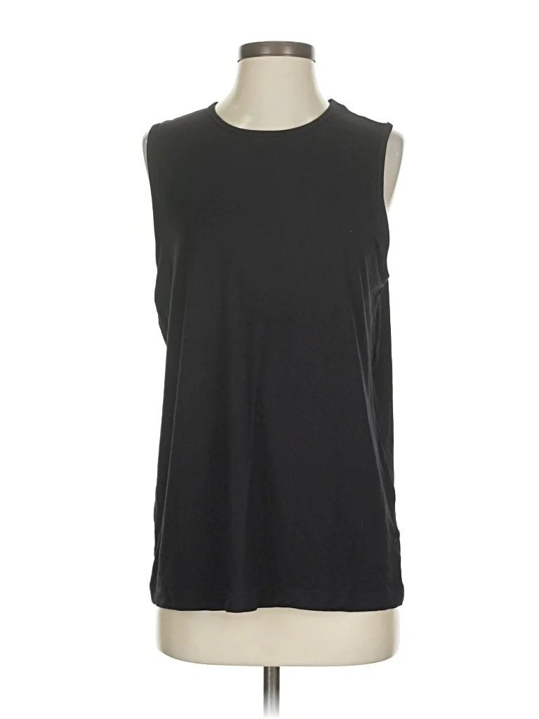 Allwear Sleeveless T-Shirt: Black Tops - Size 5