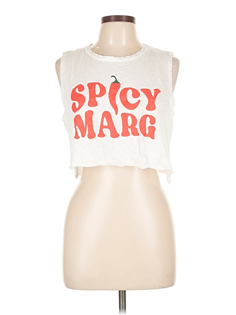 Refined Sleeveless Top Ivory Halter Neckline Tops - Used - Size Large