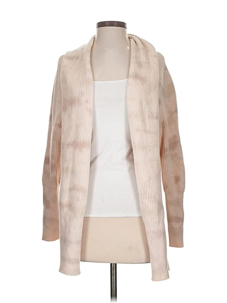 Allea Cardigan Sweater: Tan Sweaters & Sweatshirts - Size Small