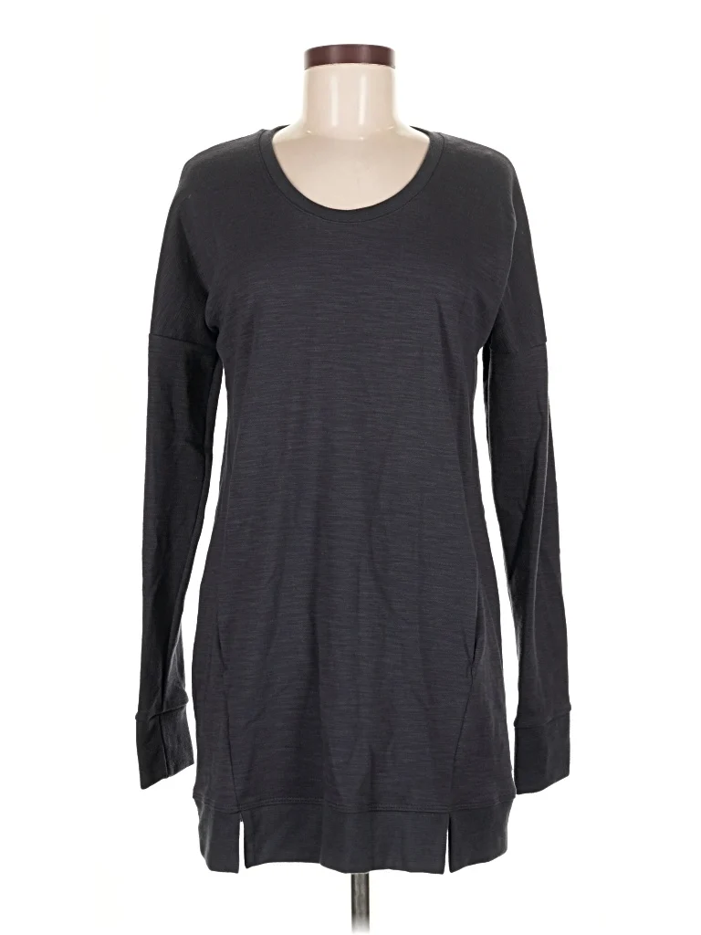 Fig Casual Dress: Gray Dresses - Used - Size Medium