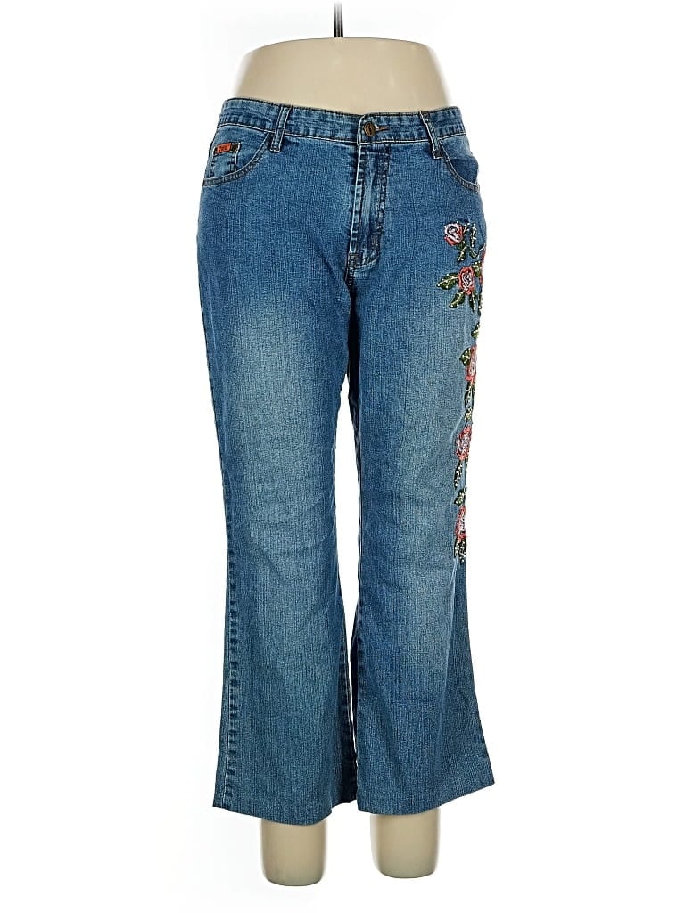 Daniel Jeans - High Rise: Blue Bottoms - Size 15