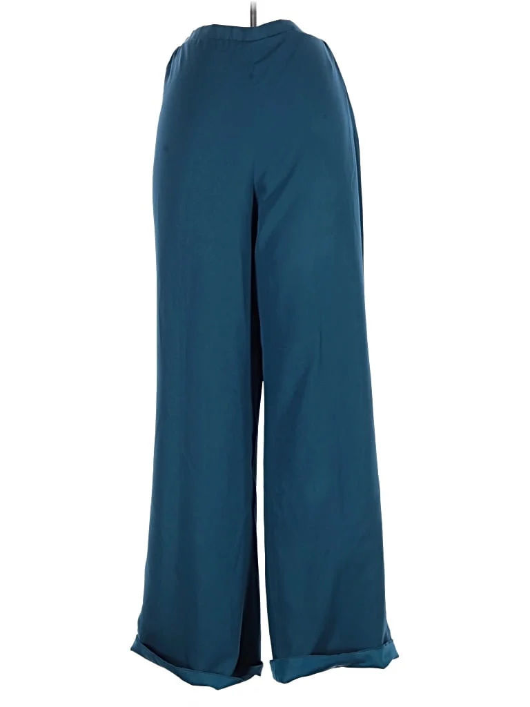JJ's House Dress Pants - High Rise: Teal Bottoms - Size 2X-Large