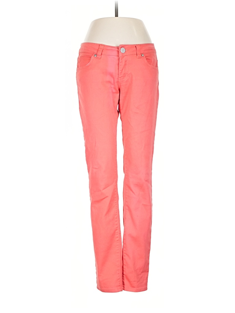 Olivia Jeans - Super Low Rise: Orange Bottoms - Size 5