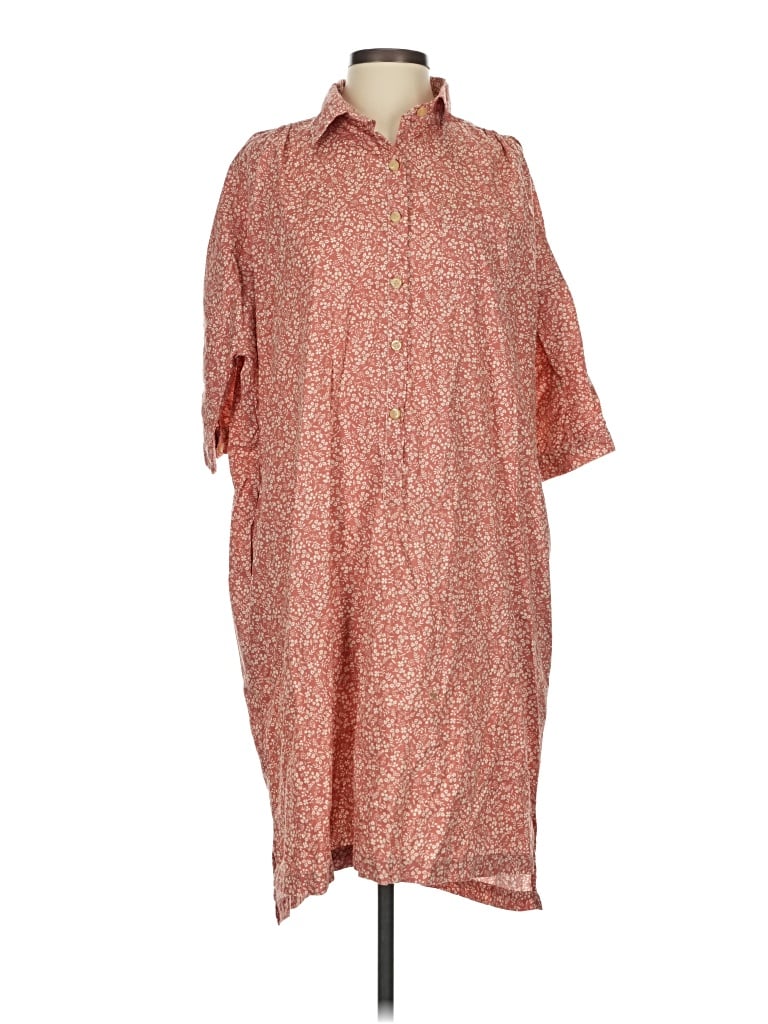 Alice Casual Dress - Popover: Pink Dresses - New - Size Small