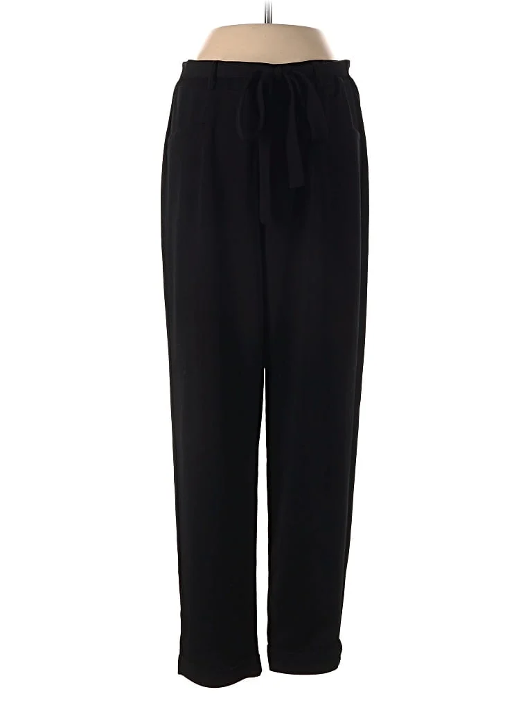 Elizabeth & Nichole Casual Pants - High Rise: Black Bottoms - Size Medium