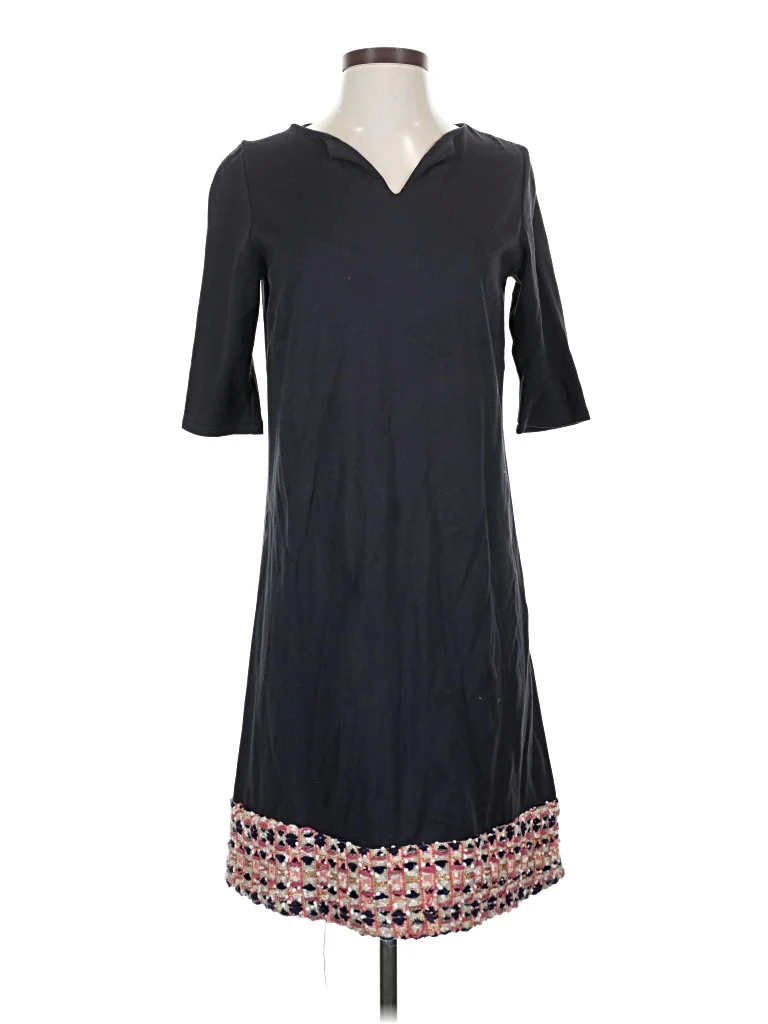 Madderson London Casual Dress - Shift: Black Dresses - Used - Size X-Small