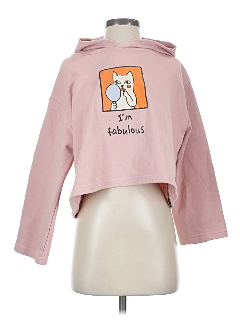 Prod Sweatshirt: Pink Tops - Size 1