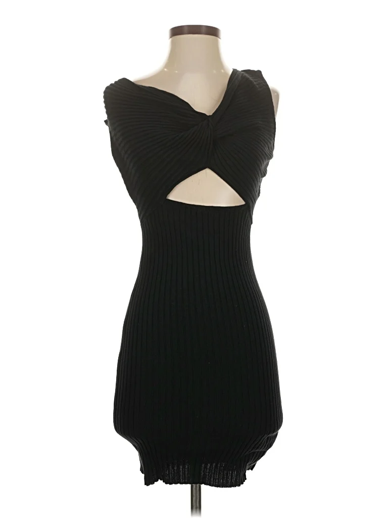 Anna Quan Cocktail Dress - Bodycon: Black Dresses - Used - Size 4