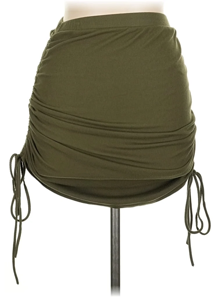 Gaze Tube Top Green Cowl Neck Tops - Used - Size Large