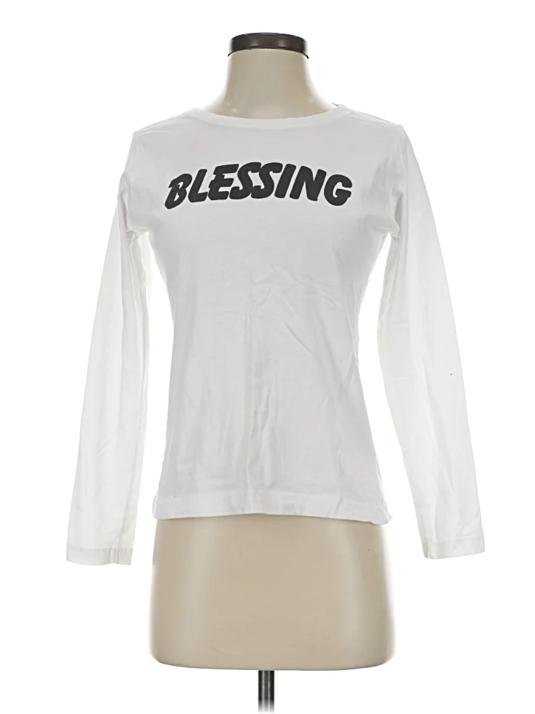 Cafe Press Long Sleeve T-Shirt: White Tops - Size Small