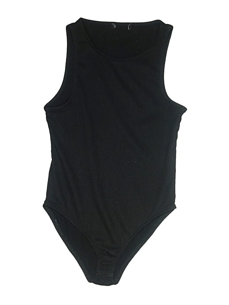 GB Fashion Bodysuit: Black Tops - Size Large