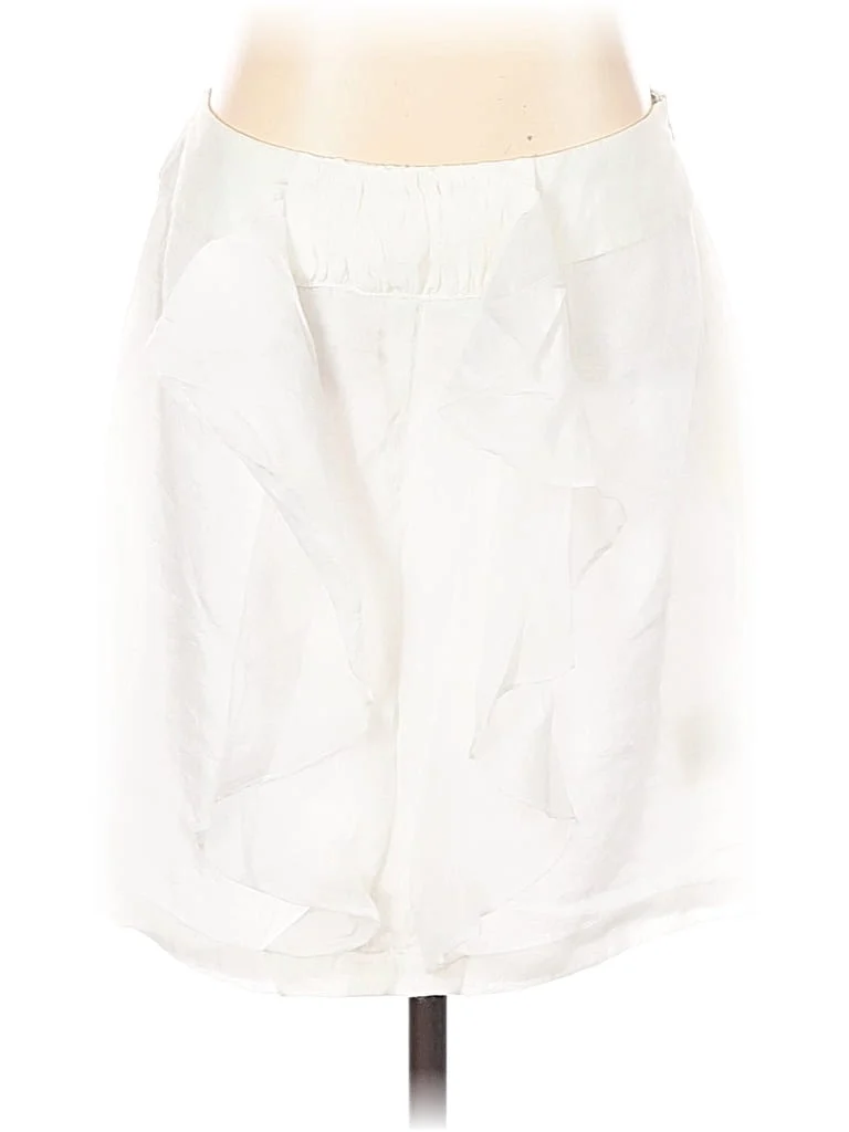 Twelve Formal Skirt: Ivory Bottoms - Size Medium