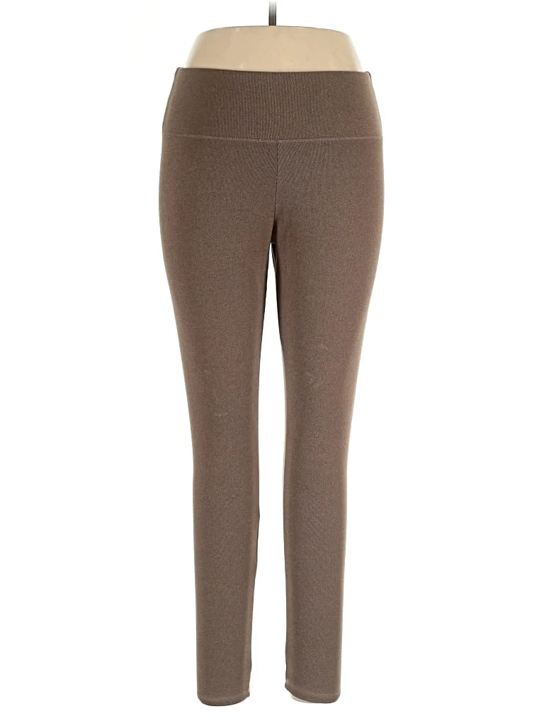Olive Ave Active Pants - High Rise: Tan Activewear - Size Medium