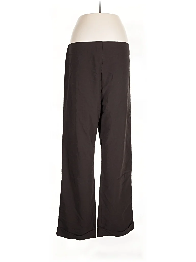 Madison & Co Dress Pants - Mid/Reg Rise: Brown Bottoms - Size Large
