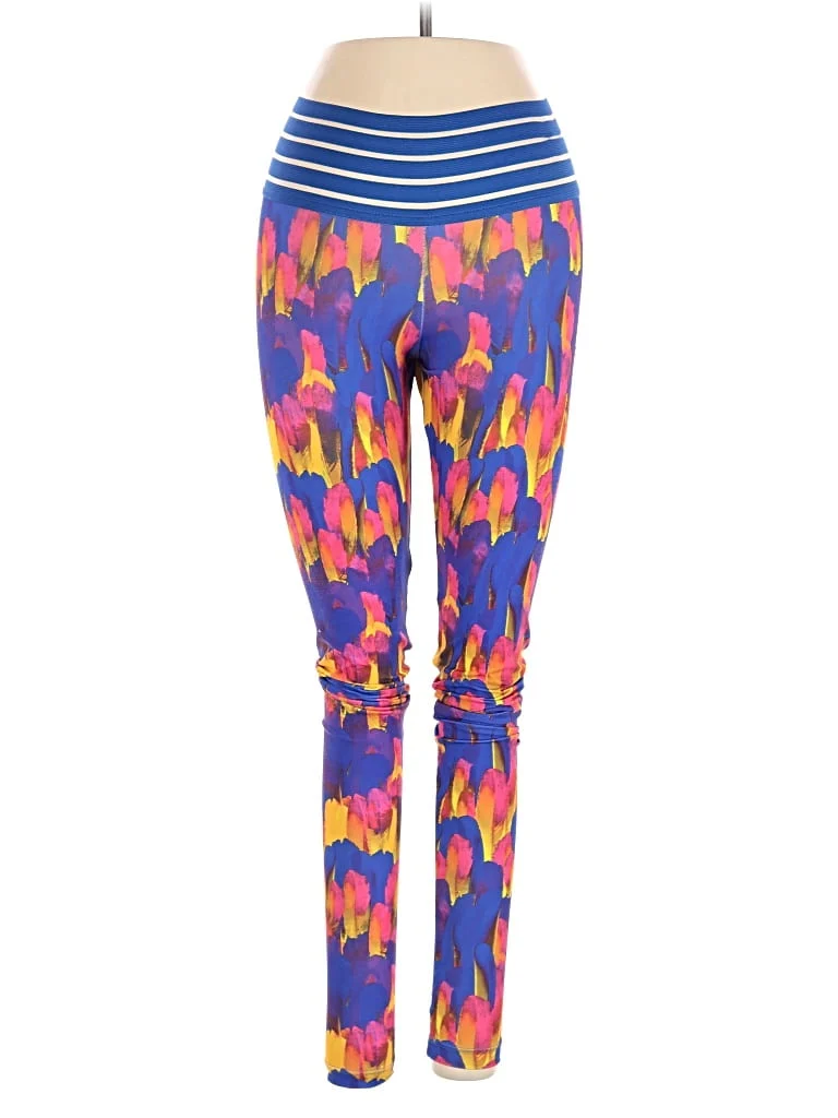 Cute Booty Active Pants - High Rise: Blue Activewear - Size 2X-Small