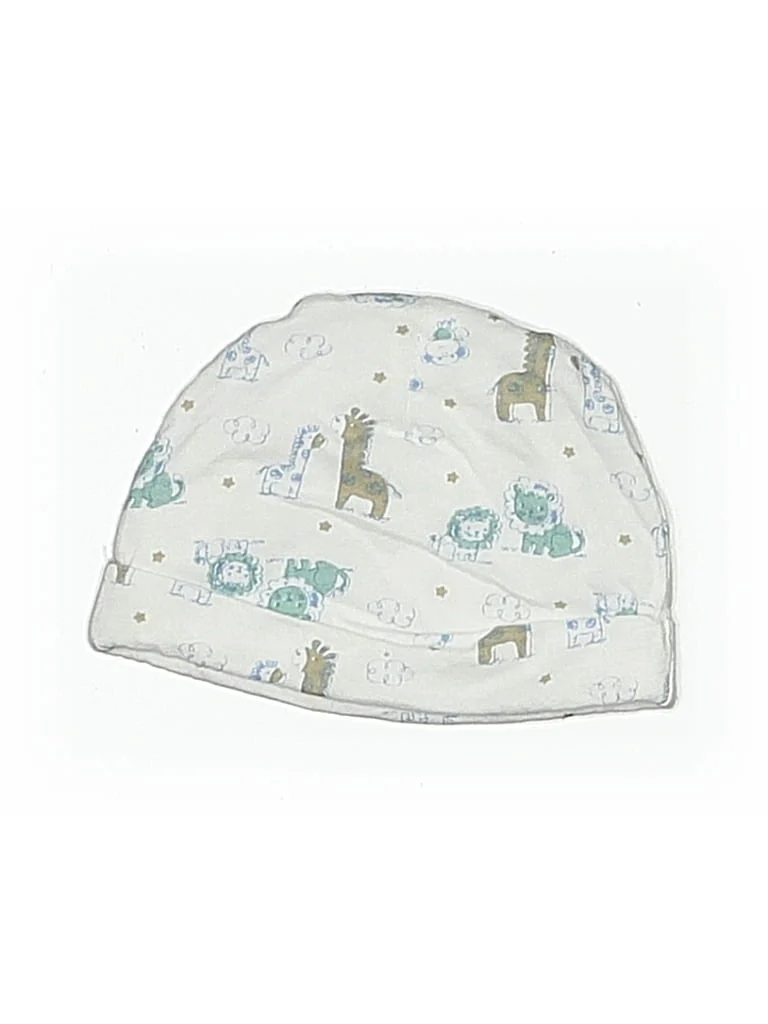 Mary Jane Beanie Hat: White Accessories
