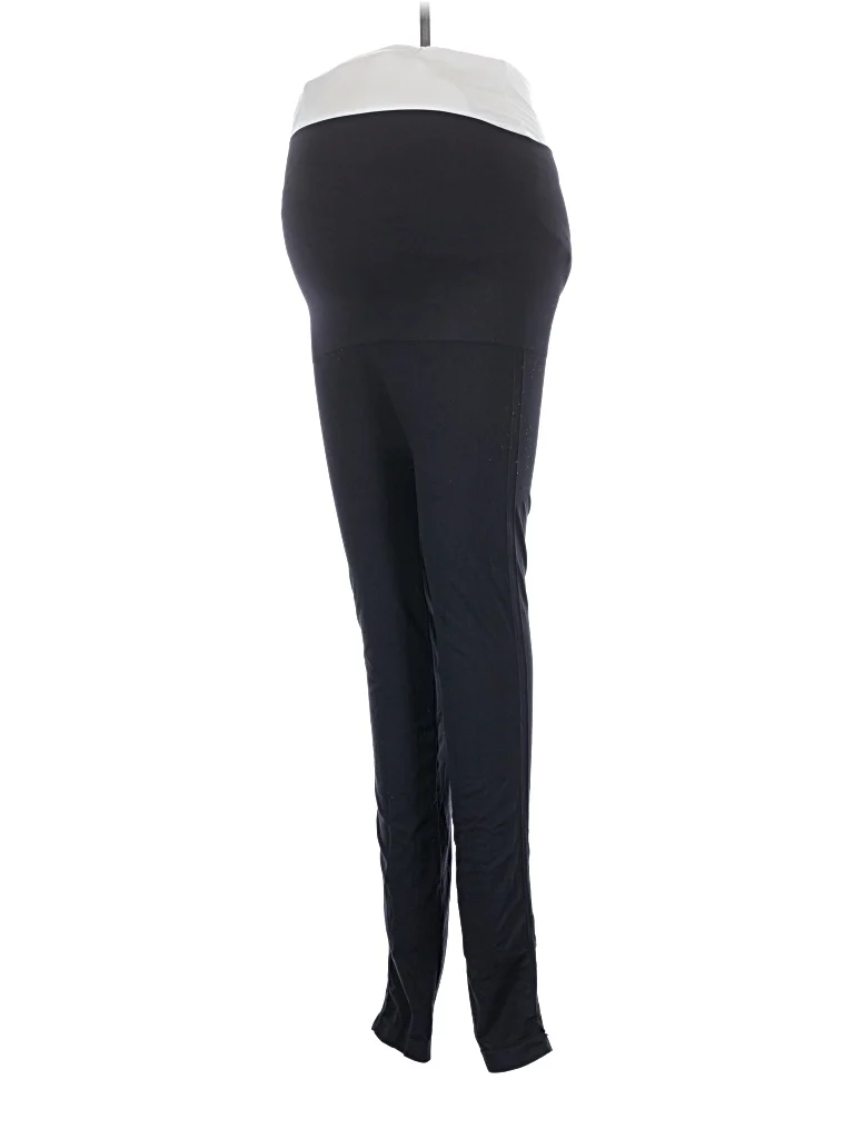 Mother Tucker by Belly Bandit Active Pants: Black Activewear - Size Large