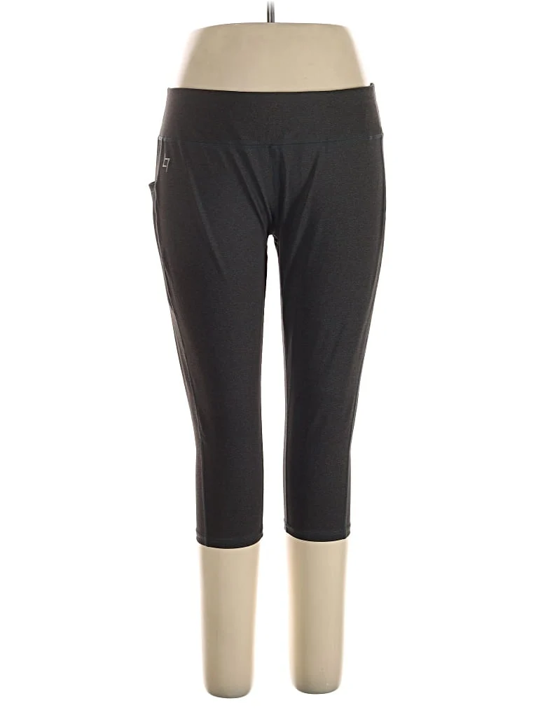 Fittin Active Pants - Mid/Reg Rise: Black Activewear - Size 1X