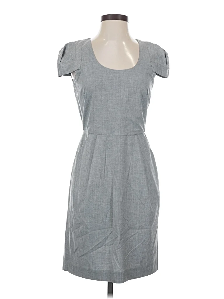 Pippa Casual Dress - Sheath: Gray Houndstooth Pattern Dresses - Used - Size 4