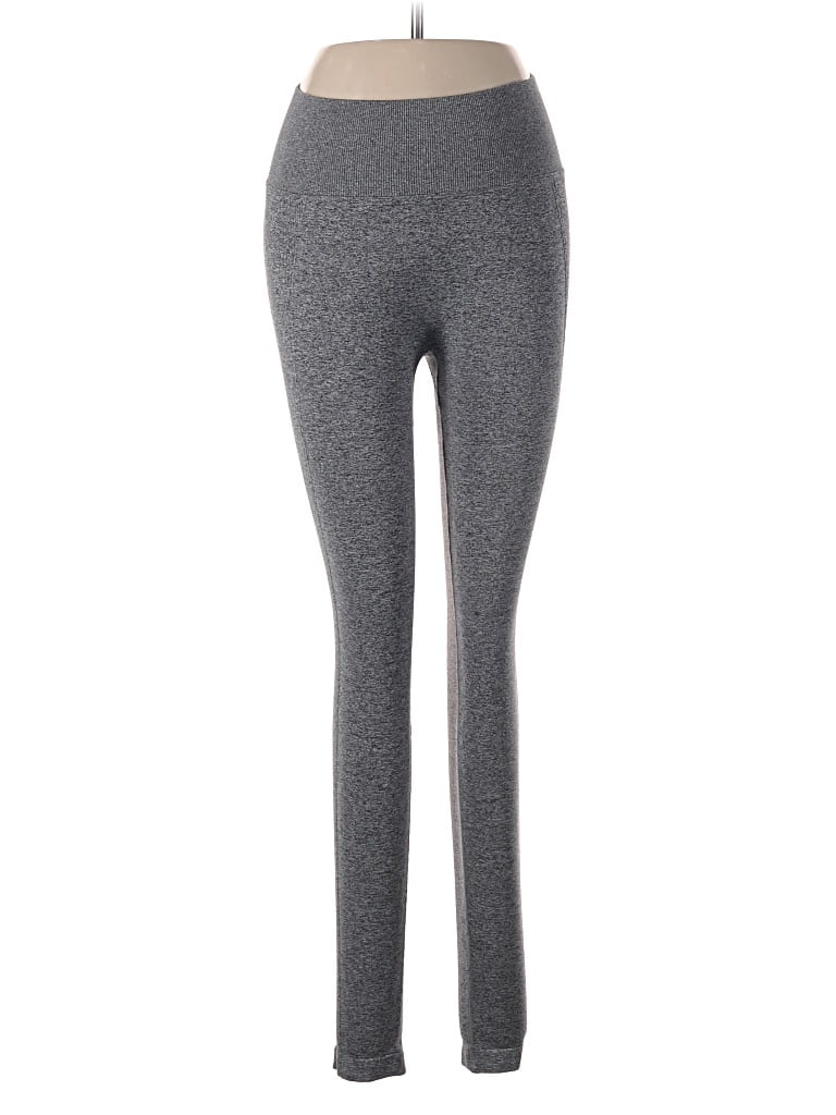 Bootyful Yoga Pants - High Rise: Gray Activewear - Size Small
