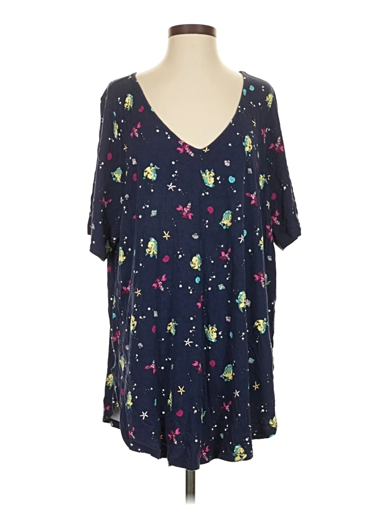 Princess Kimono: Blue Stars Pattern Tops - Size 3