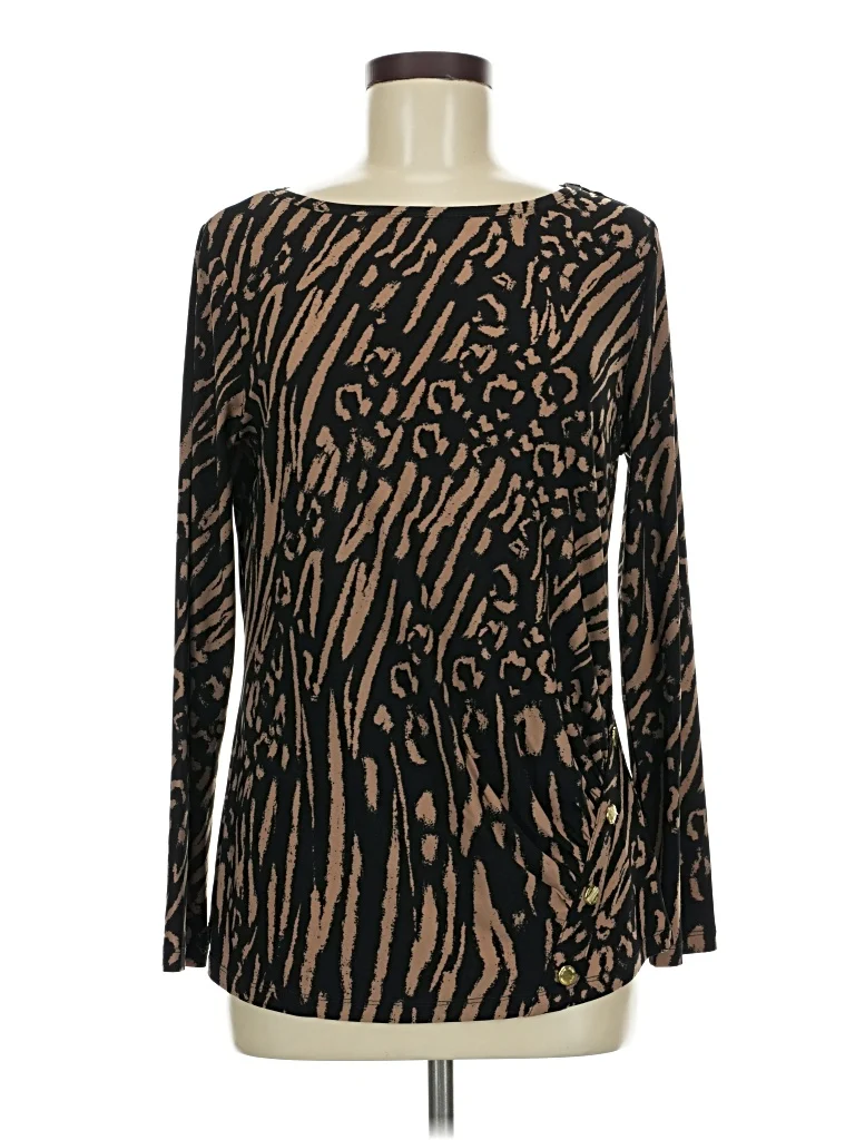 KAS Long Sleeve T-Shirt: Tan Tops